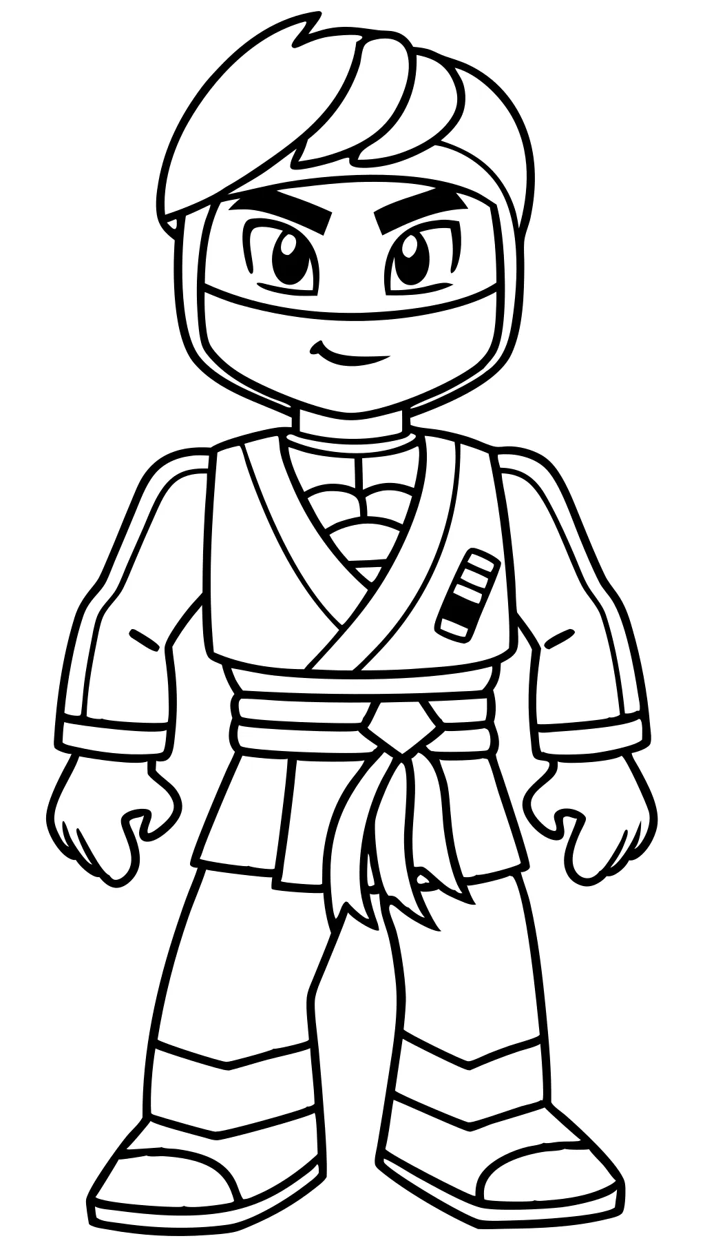 coloriage ninjago jay